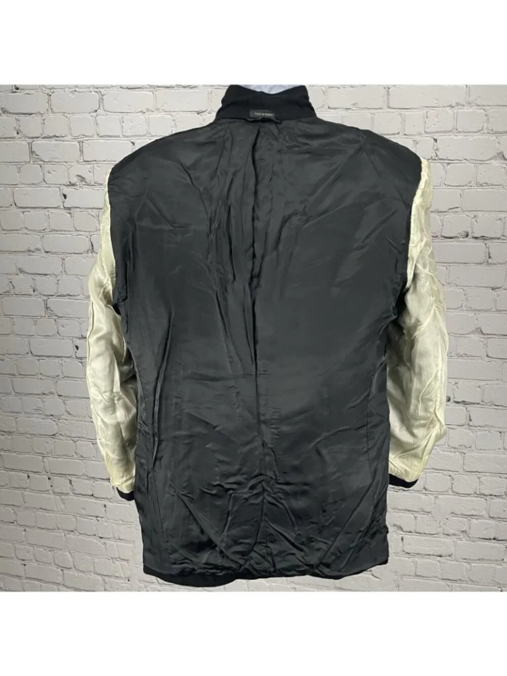 VTG Louis Raphael Black Cashmere Wool Soft 2 Button Blazer Notch Jacket Size 42R